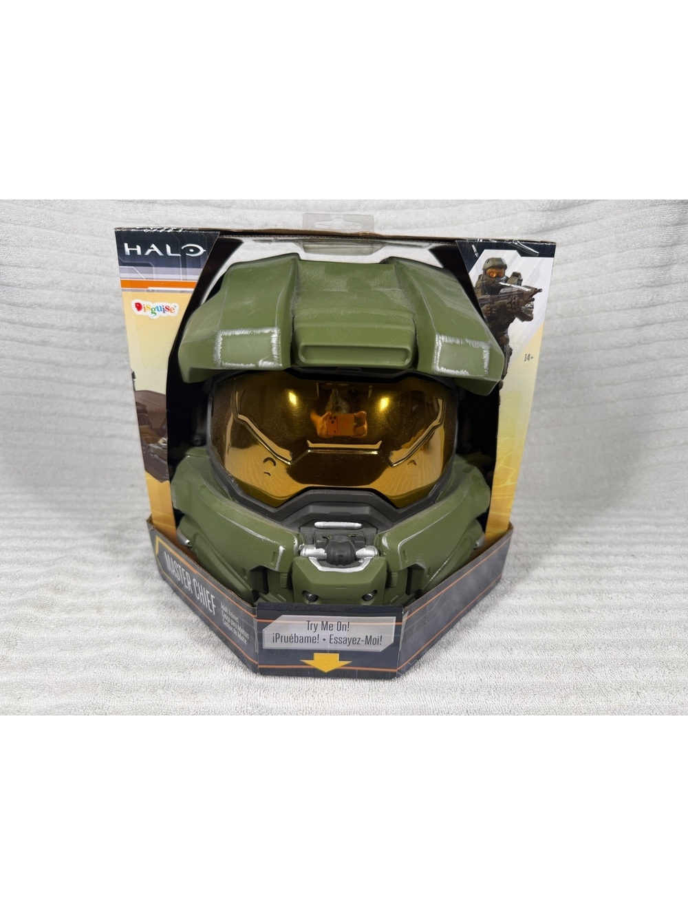 Realistic HALO Master Chief Adult Size Medium/Large Helmet Cosplay Distressed